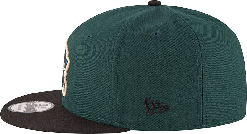 New Era Men's Milwaukee Bucks Green 9Fifty Adjustable Hat