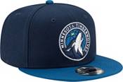 New Era Men's Minnesota Timberwolves Blue 9Fifty Adjustable Hat product image