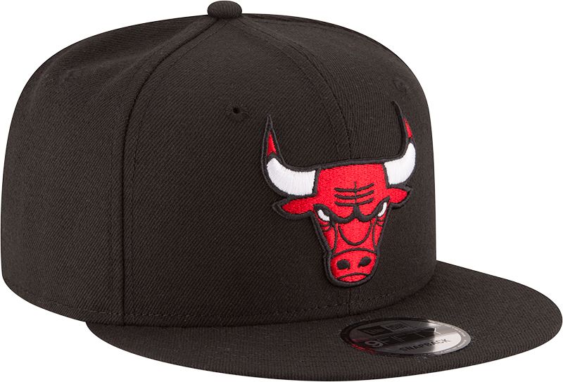 New Era Men's Chicago Bulls Black 9Fifty Adjustable Hat product image