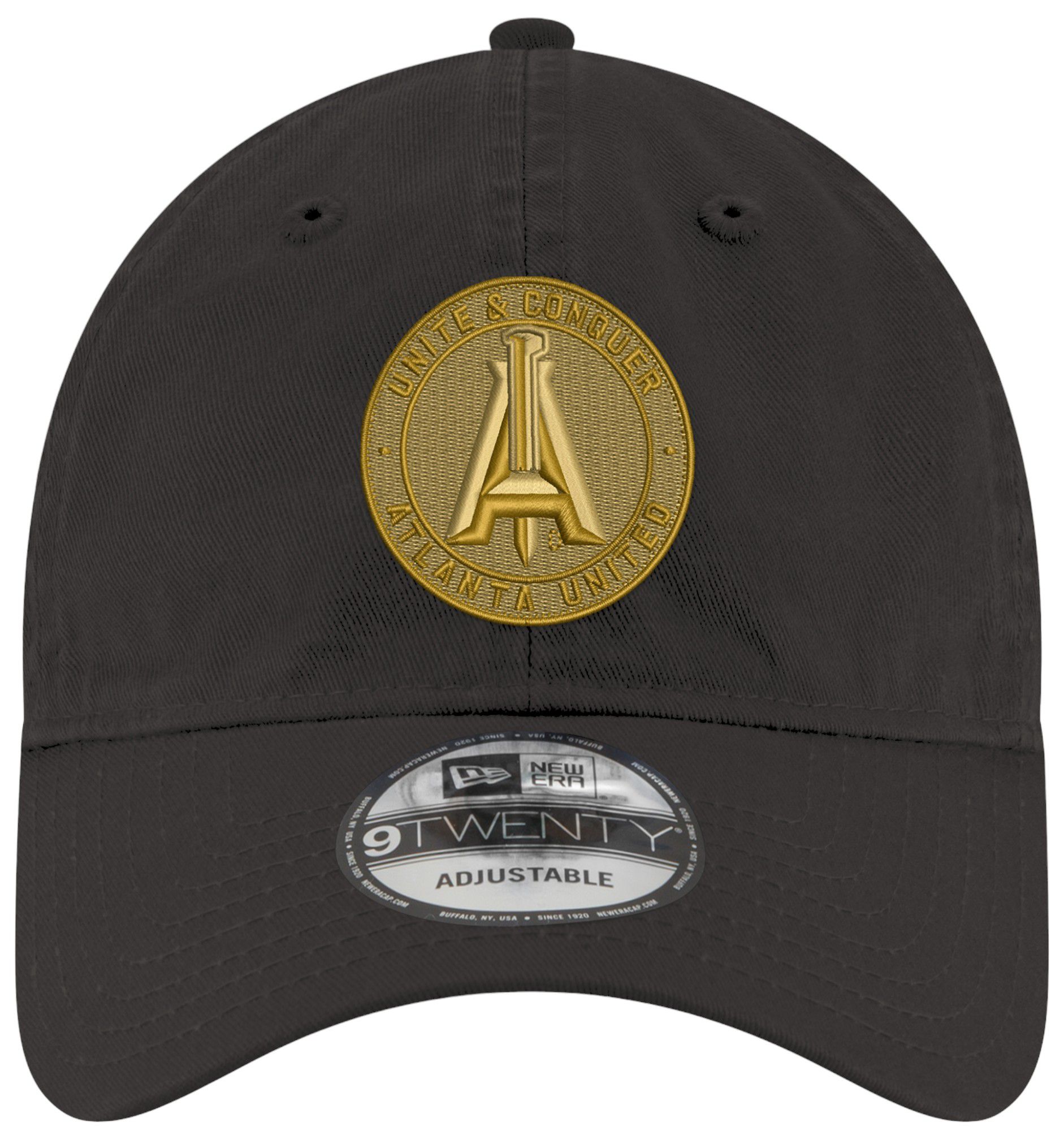 New Era Adult Atlanta United 9Twenty Logo Black Adjustable Hat product image
