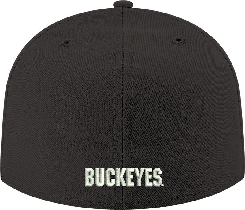 New Era Men's Ohio State Buckeyes Black 59Fifty Fitted Hat product image