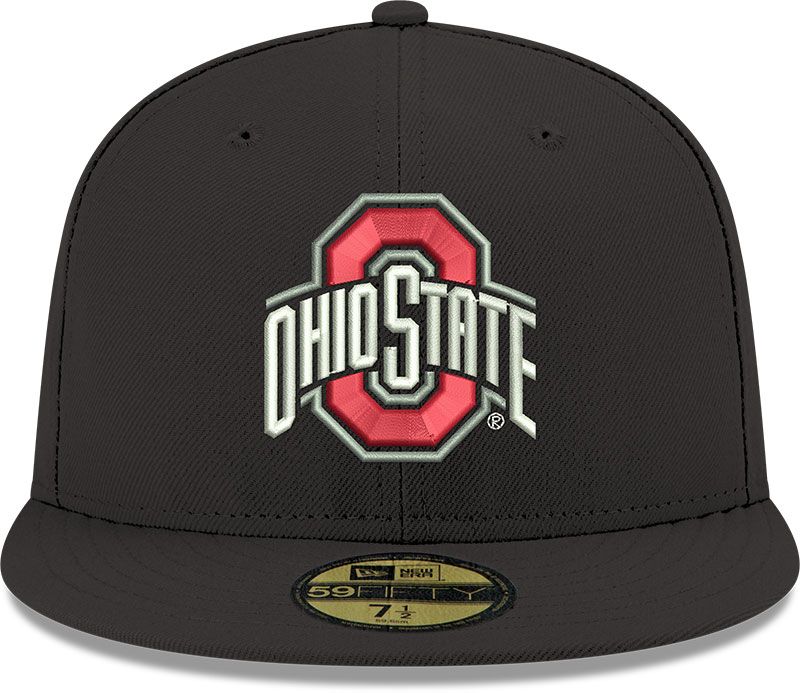 New Era Men's Ohio State Buckeyes Black 59Fifty Fitted Hat product image