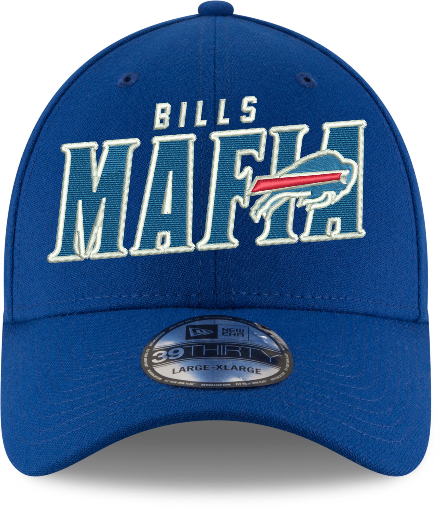 New Era Men's Buffalo Bills Mafia 39Thirty Royal Stretch Fit Hat product image