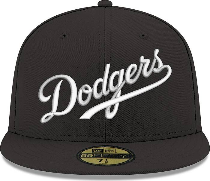 Men's New Era Black Los Angeles Dodgers Sidepatch 59FIFTY Fitted Hat