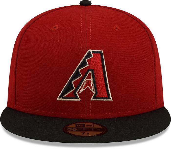 New Era Men's Arizona Diamondbacks 59Fifty Alternate Black Low Crown Fitted  Hat