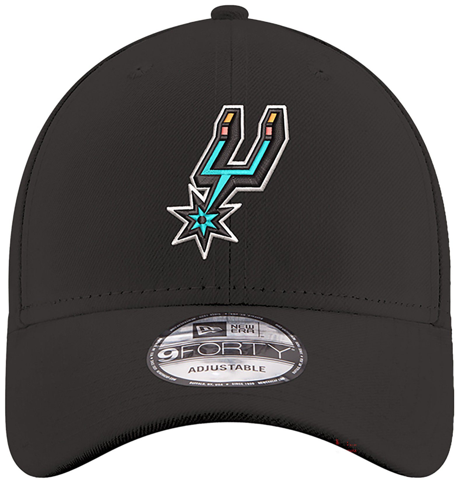 New Era Adult San Antonio Spurs Black City Series 9Forty Ajustable Hat product image