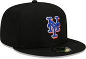 New Era Men's New York Mets Black Authentic Collection 59Fifty Fitted Hat product image