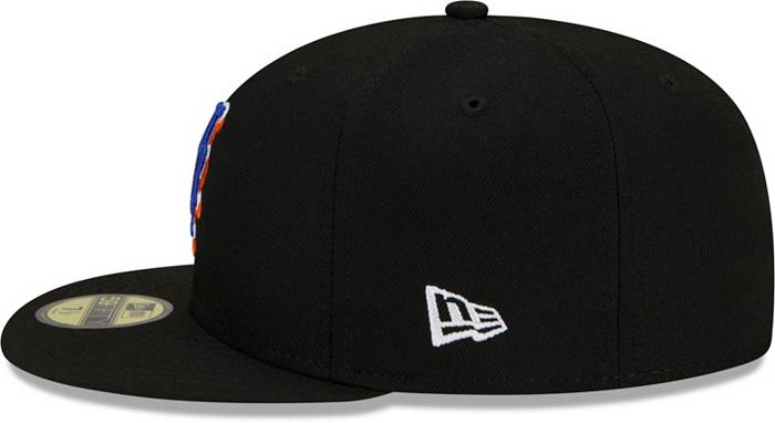 New Era Men's New York Mets Black Authentic Collection 59Fifty