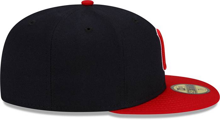 Men's New Era Navy Cleveland Indians Authentic Collection Home On-Field  59FIFTY Fitted Hat 