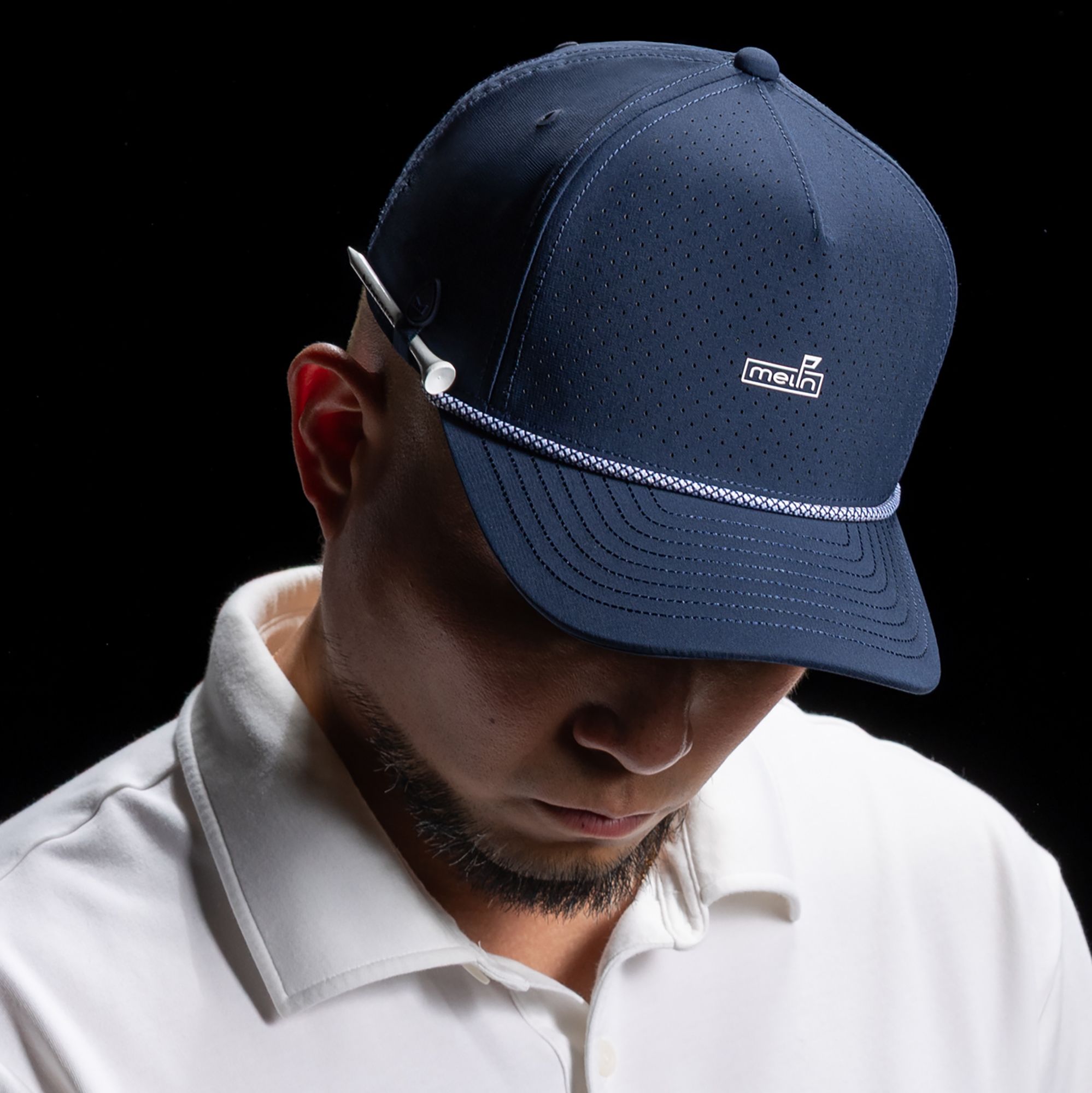 melin Odysea Rope Links Hydro Performance Snapback Hat product image