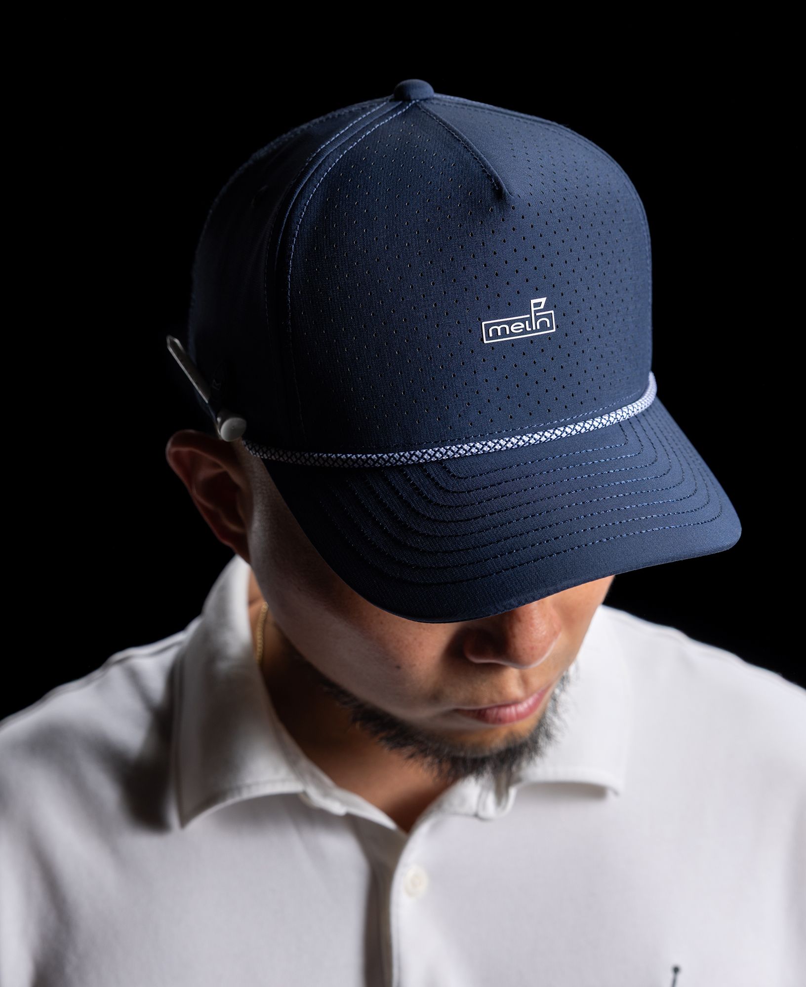 melin Odysea Rope Links Hydro Performance Snapback Hat product image
