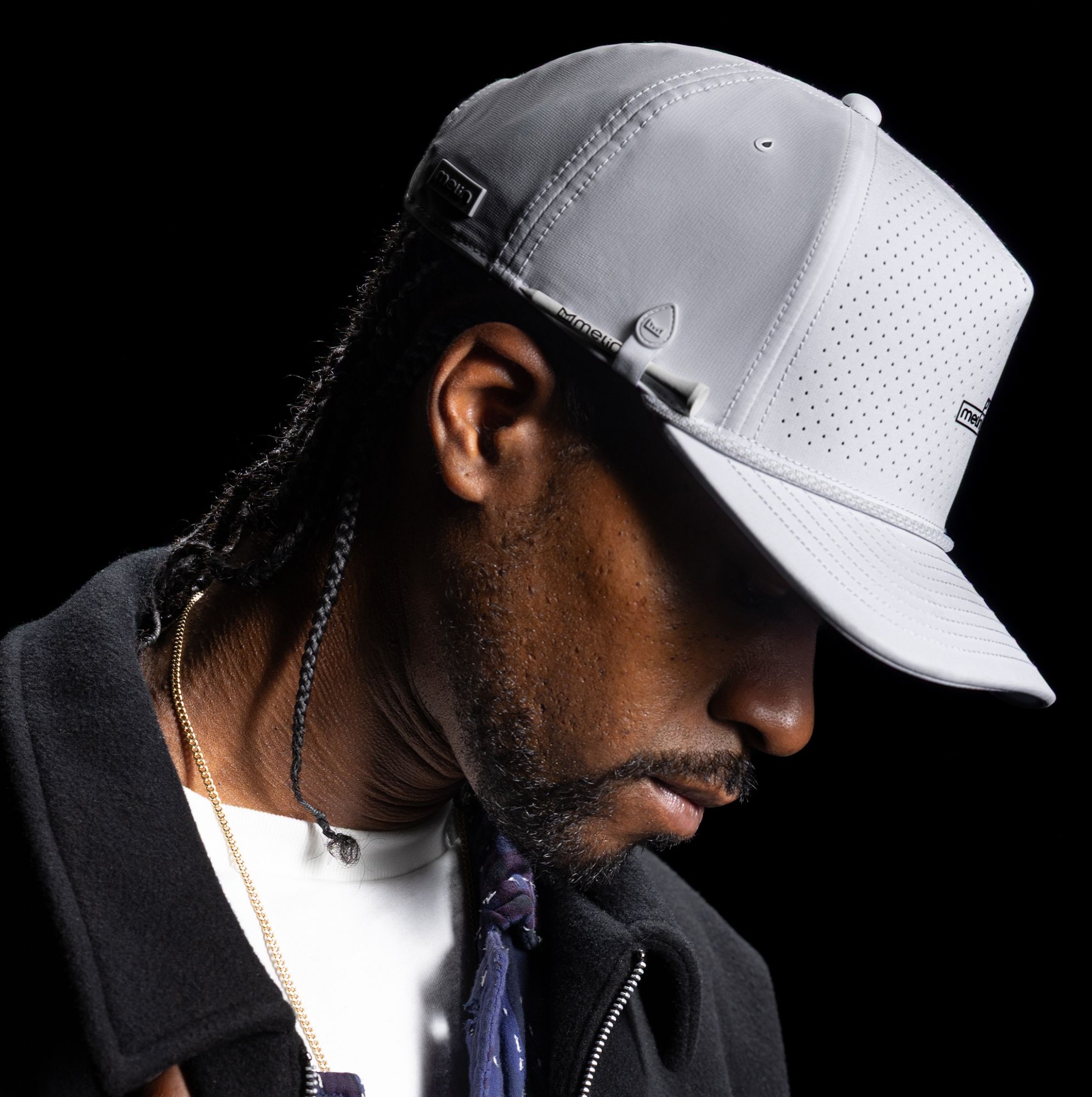 melin Odysea Rope Links Hydro Performance Snapback Hat product image
