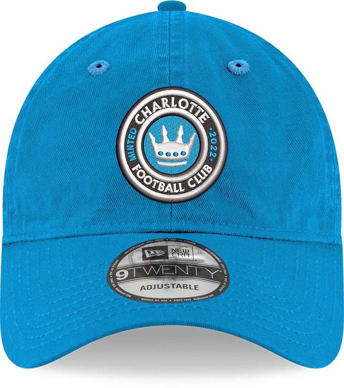 New Era Charlotte FC '22 9Twenty Jersey Hook Blue Adjustable Hat product image