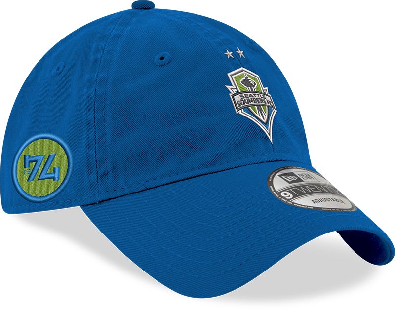 New Era Seattle Sounders '22 9Twenty Jersey Hook Blue/Green/Blue Adjustable Hat product image