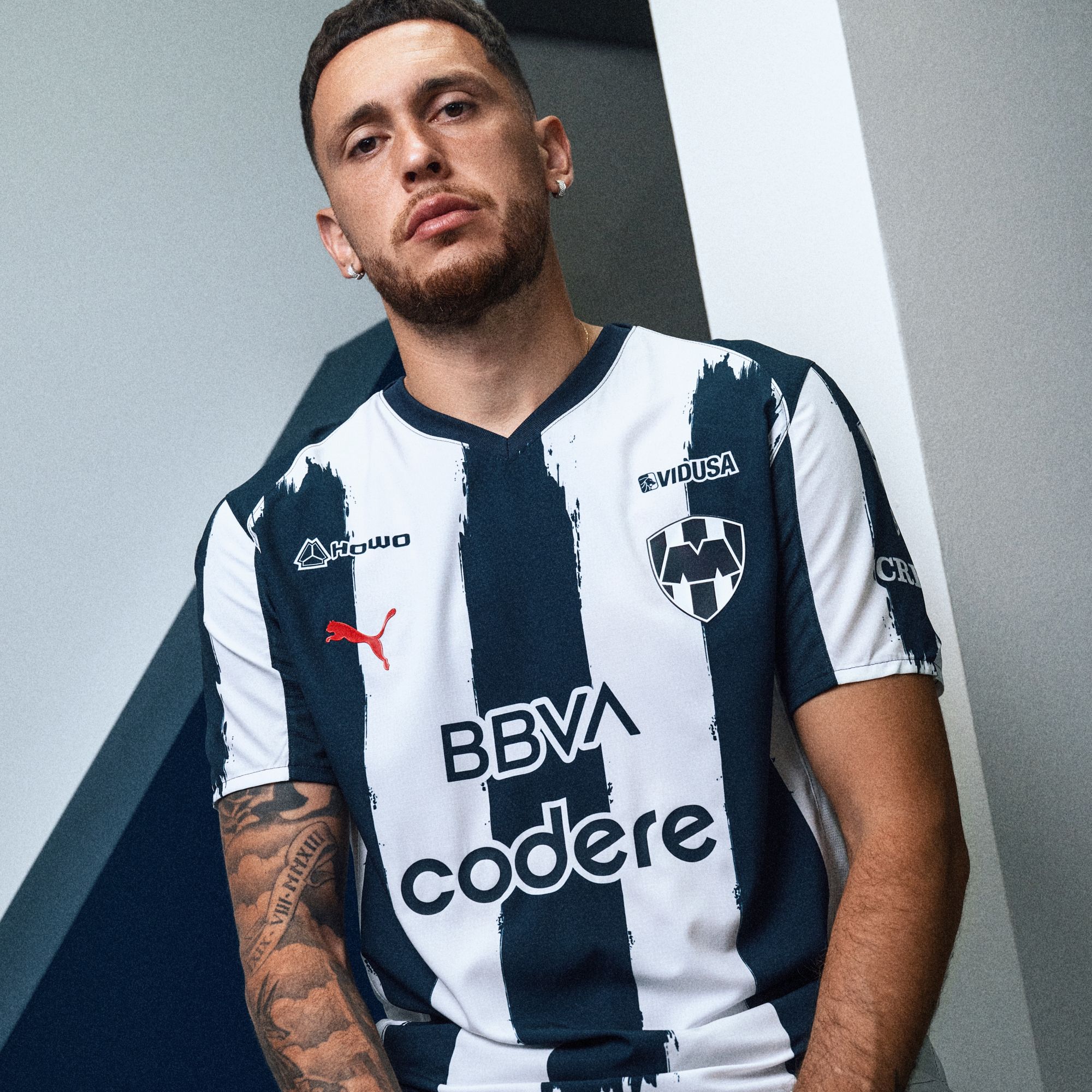 PUMA Adult CF Monterrey 2025-26 Navy Home Authentic Jersey product image