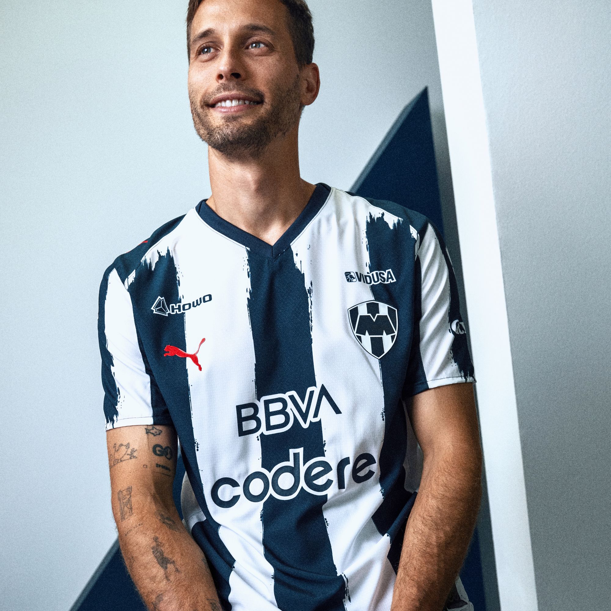 PUMA Adult CF Monterrey 2025-26 Navy Home Authentic Jersey product image