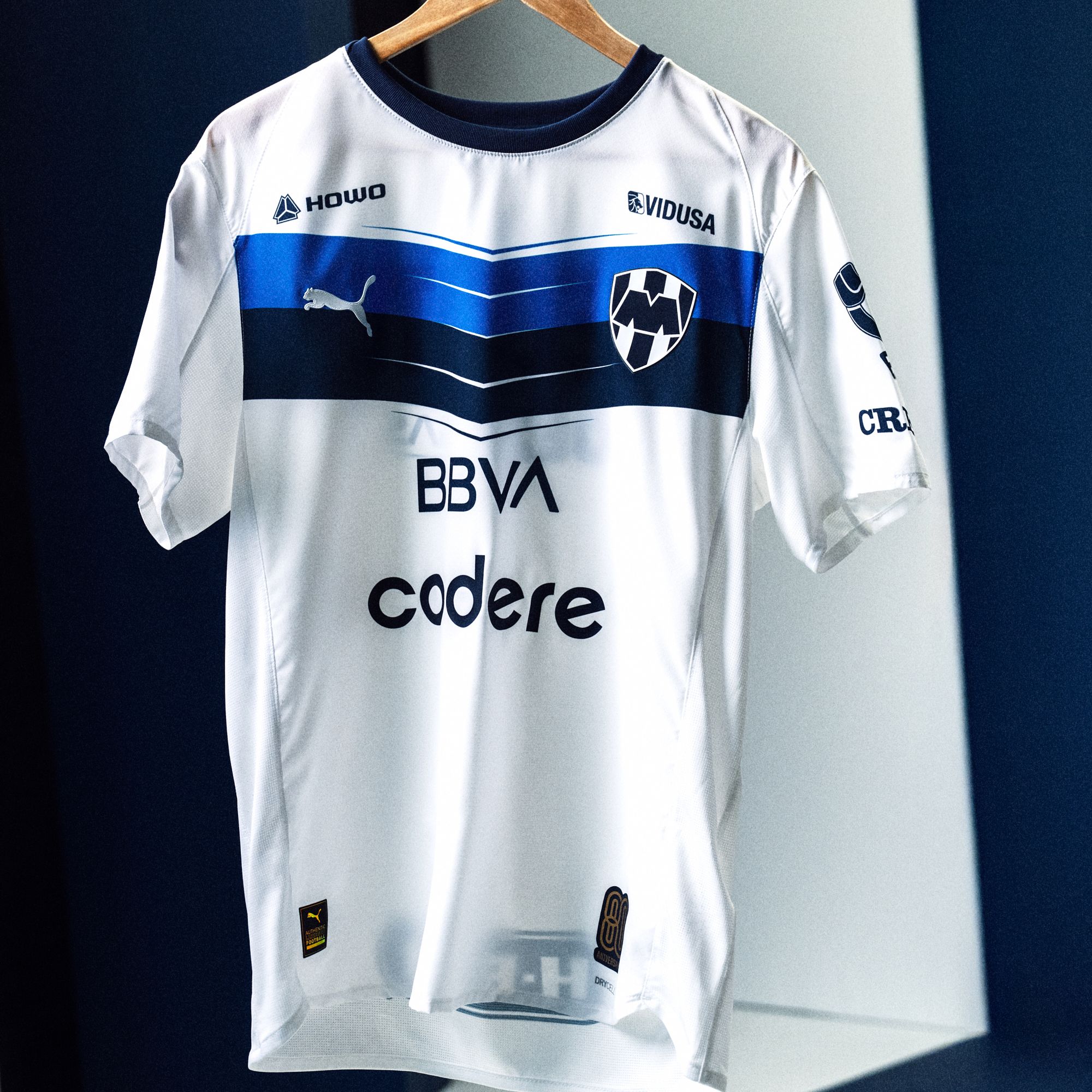 PUMA Adult CF Monterrey 2025-26 White Away Authentic Jersey product image