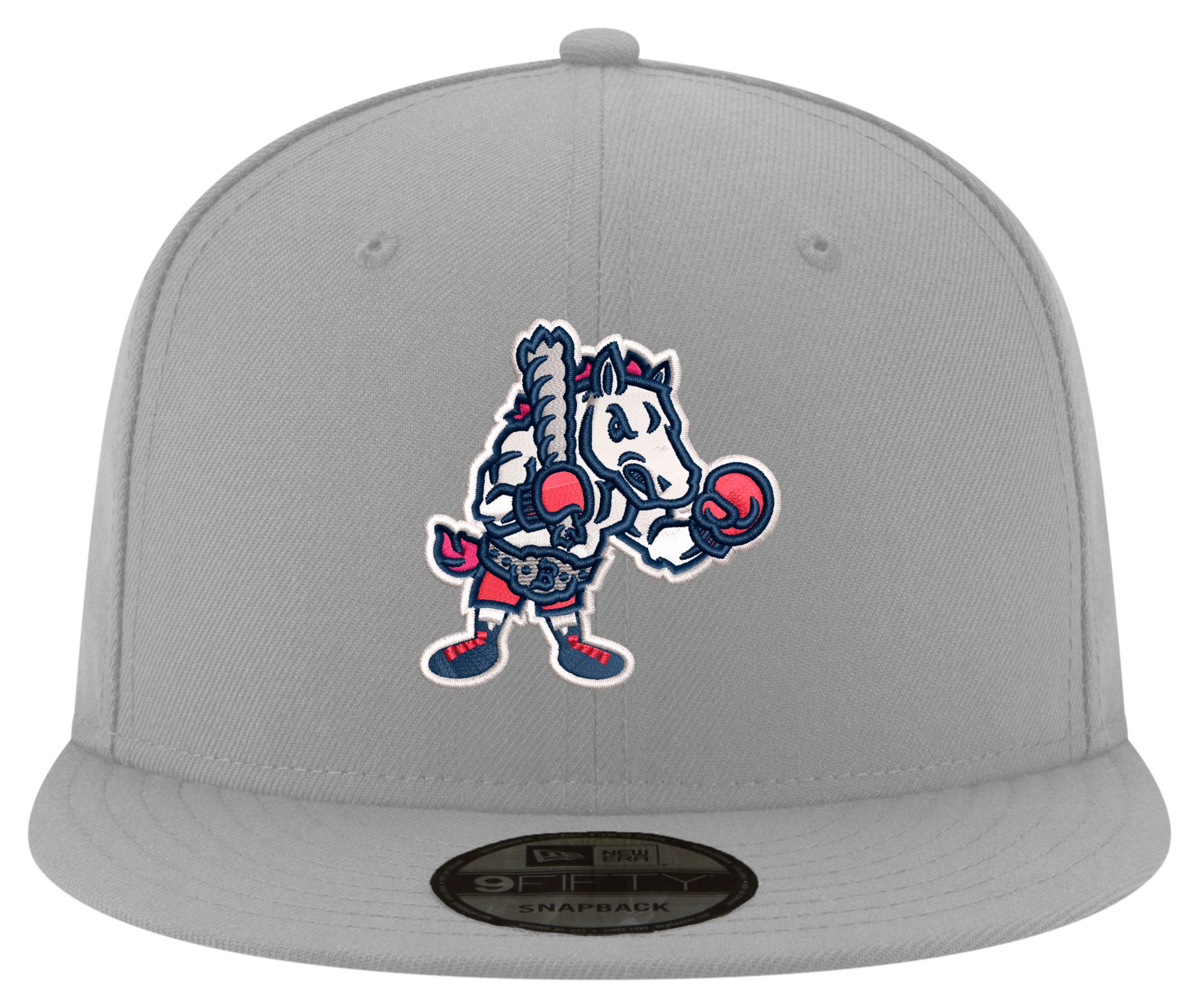 New Era Adult Binghamton Rumble Ponies Grey Alternate 9Fifty Hat product image