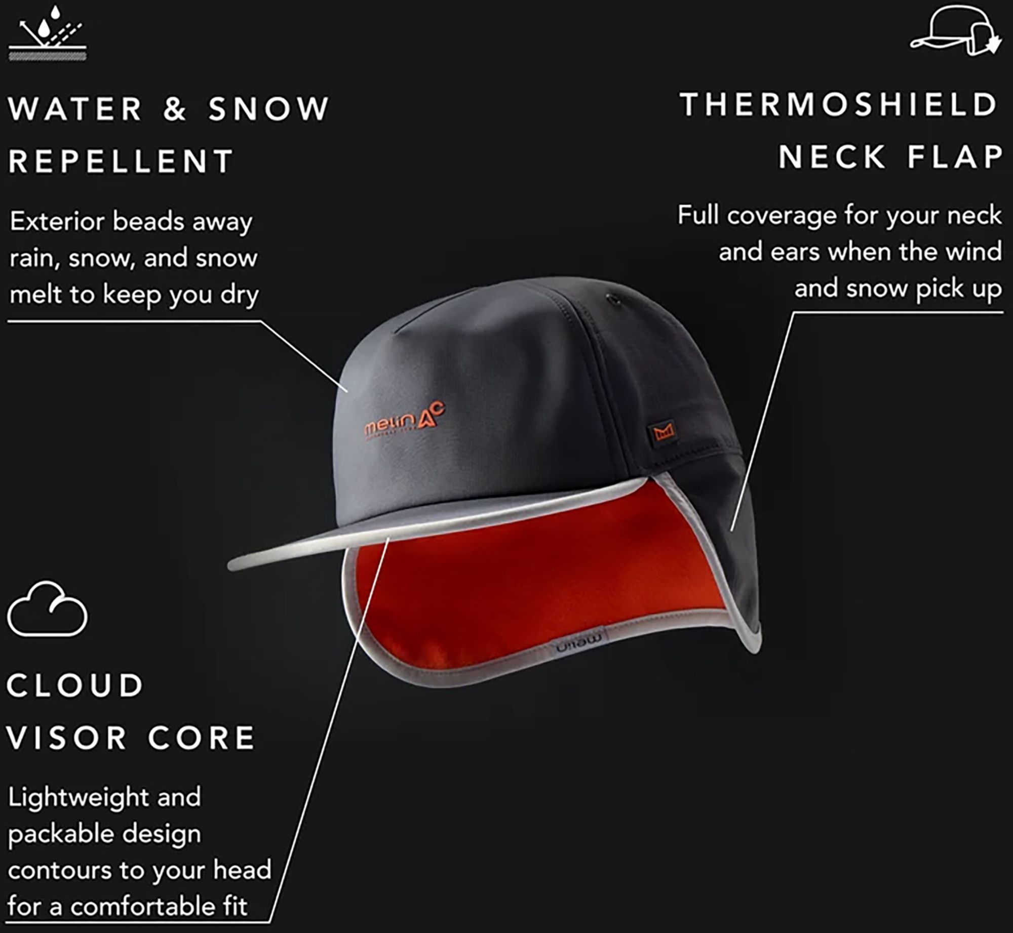 melin Lifty Mac Packable Thermal Full-Coverage Winter Hat product image