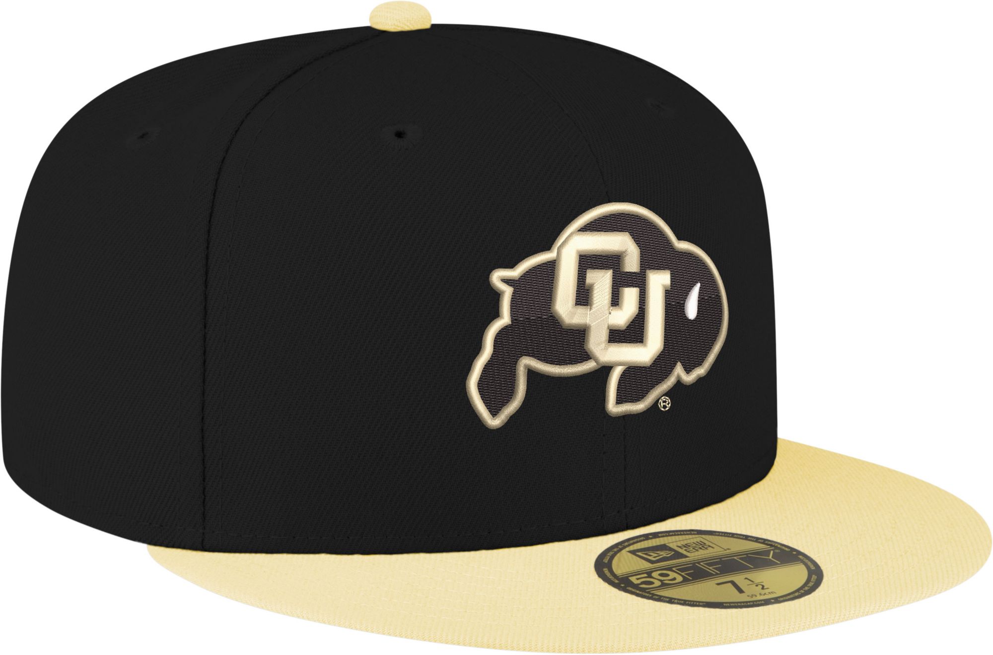 New Era Men's Colorado Buffaloes White 59Fifty Fitted Hat