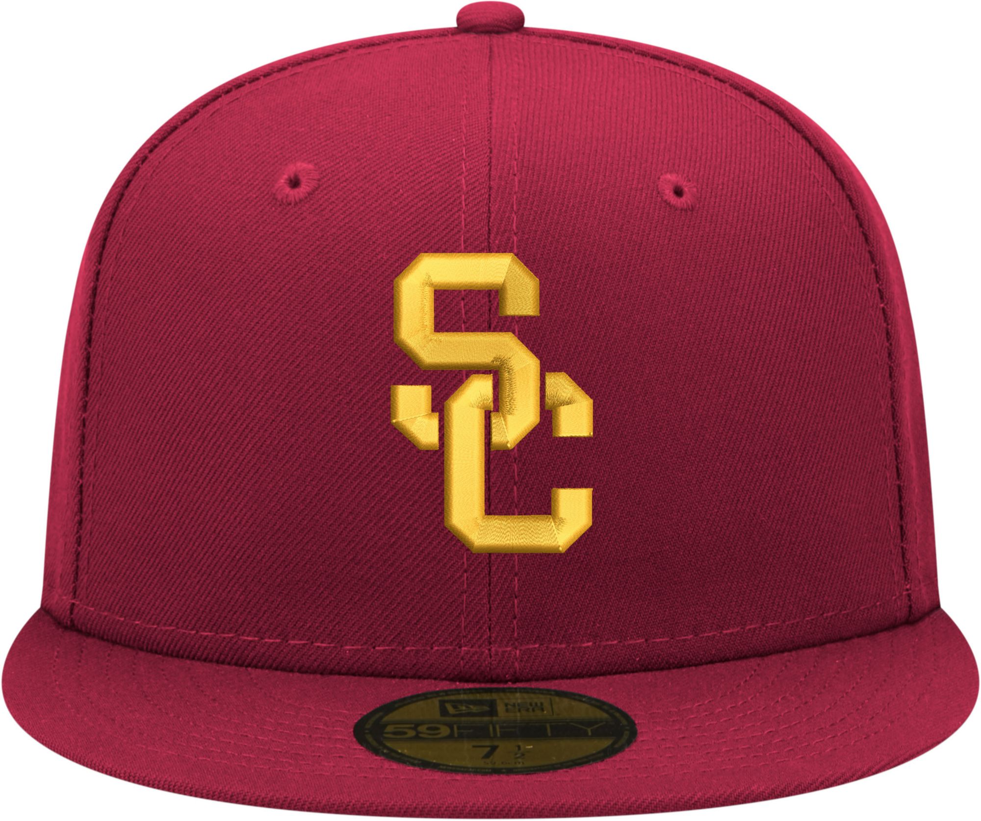 New Era Men's USC Trojans Crimson 59Fifty Fitted Hat