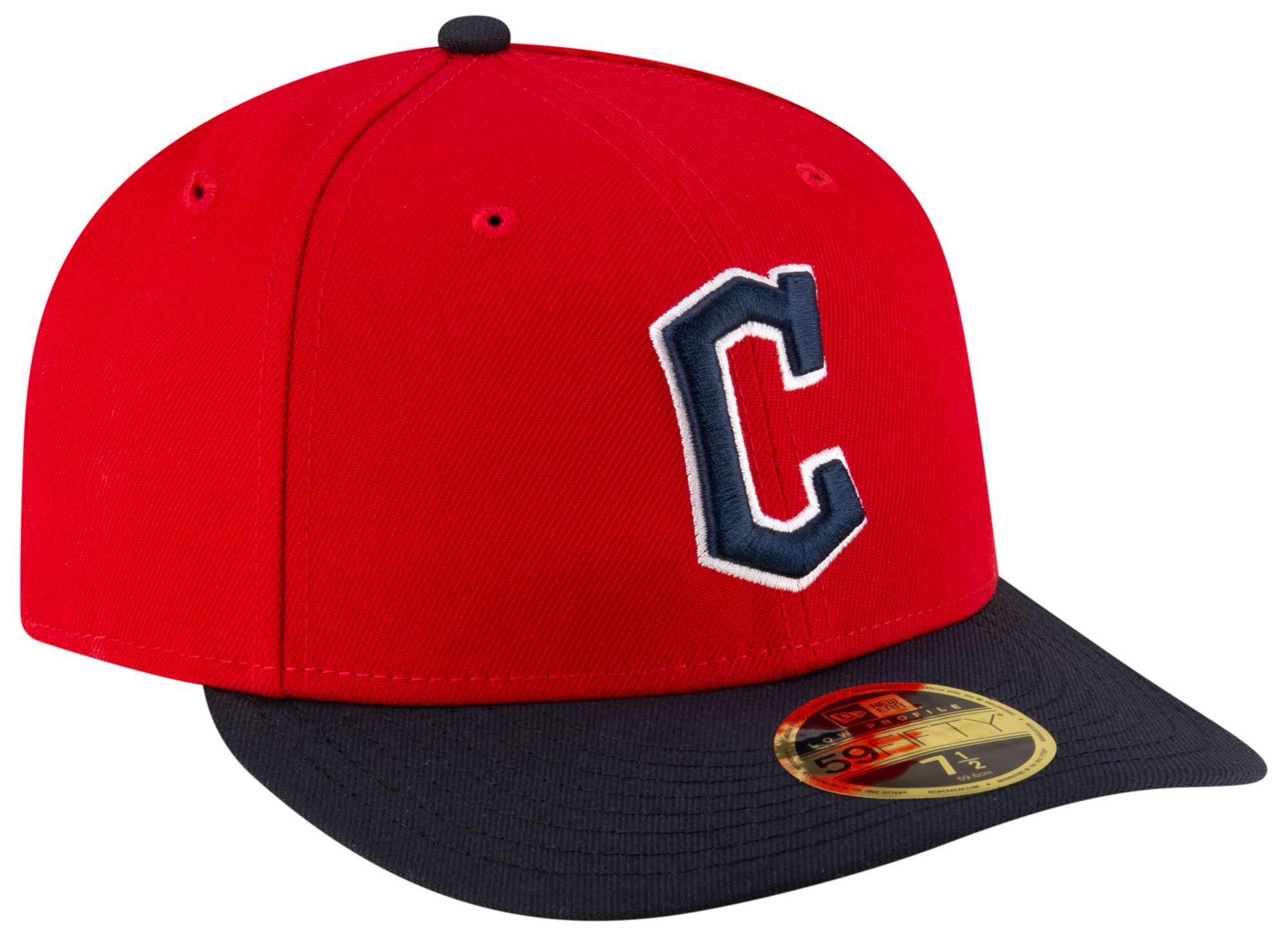 New Era Adult Cleveland Guardians Red Low Profile 59Fifty Fitted Hat product image