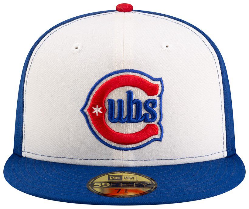 New Era Adult Chicago Cubs White Alternate Logo Performance Fitted Hat product image
