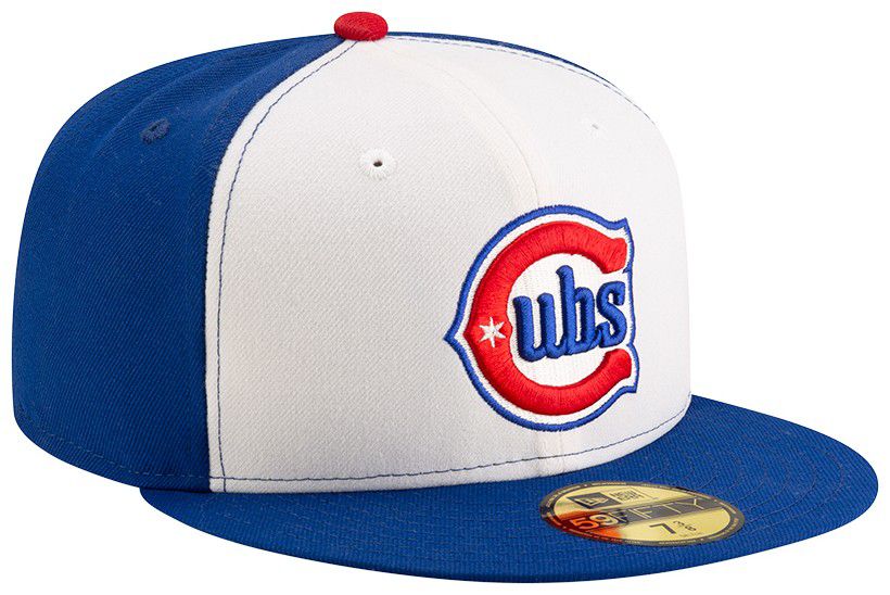 New Era Adult Chicago Cubs White Alternate Logo Performance Fitted Hat product image