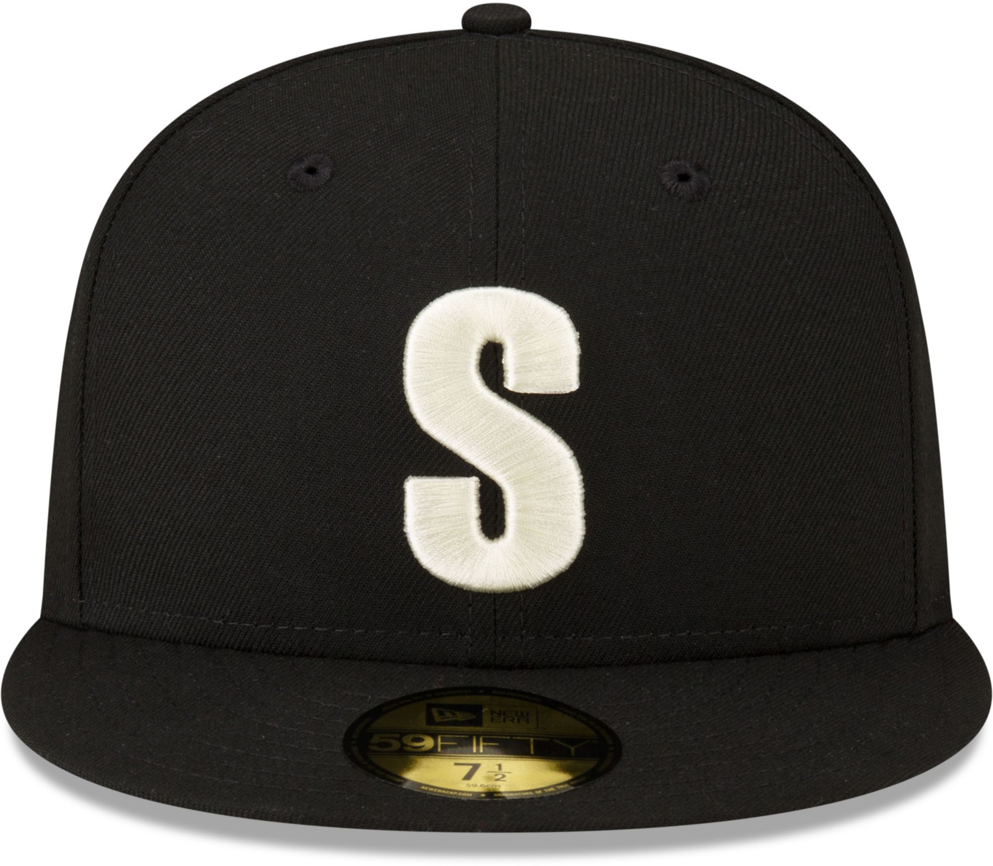 New Era Adult Seattle Mariners Black 59Fifty Fitted Hat product image