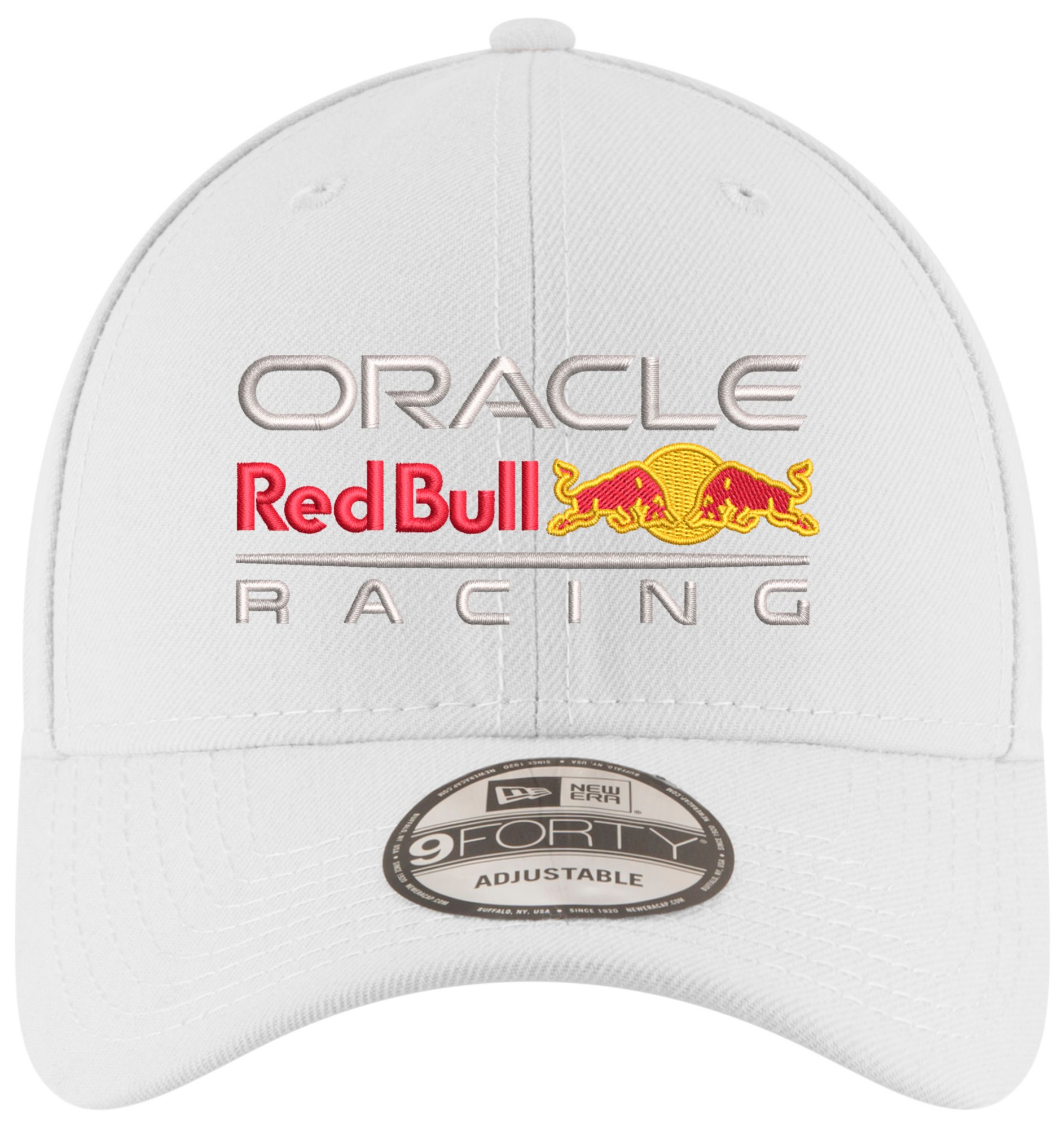 New Era Men's Red Bull Racing Logo White 9Forty Adjustable Hat product image