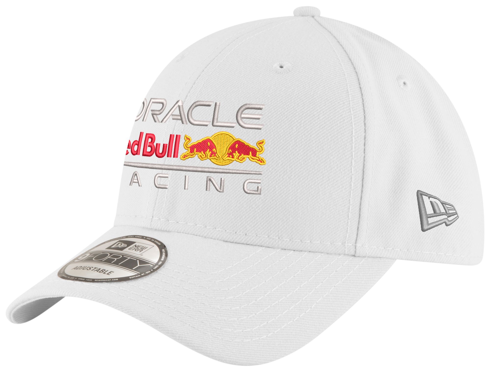 New Era Men's Red Bull Racing Logo White 9Forty Adjustable Hat product image