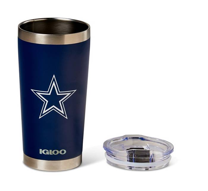 Dallas Cowboys Tumbler 20oz Stainless Steel Straw Insulated Cup