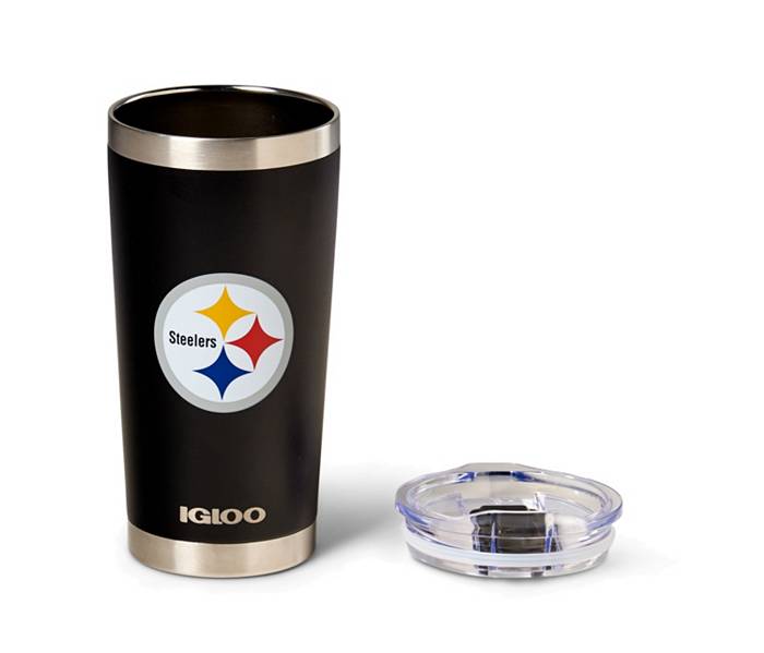 Logo Brands Pittsburgh Steelers 20-fl oz Stainless Steel White Cup