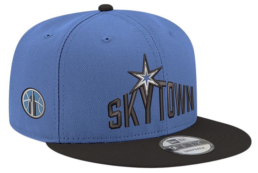 New Era Men's Chicago Sky Light Blue Wordmark Rebel 9Fifty Adjustable Hat product image