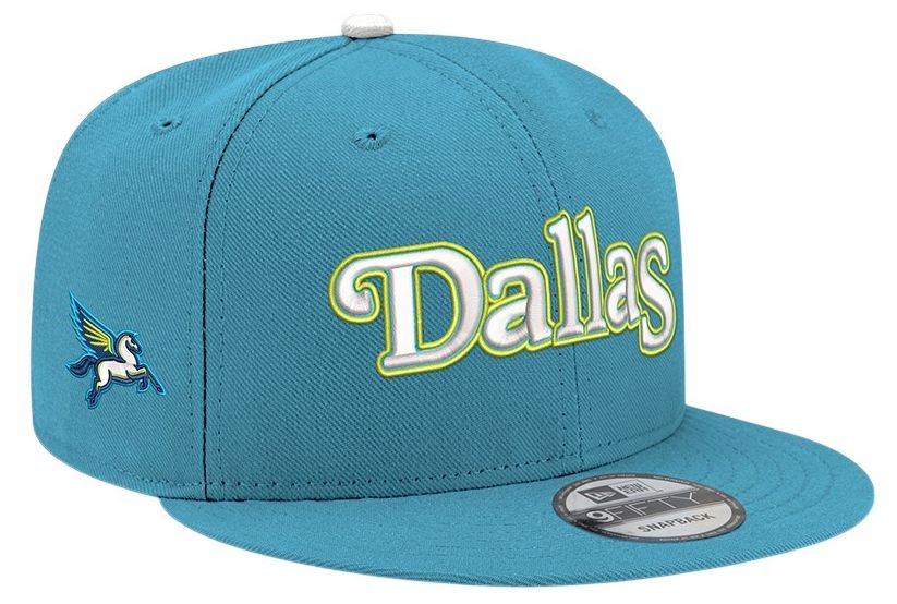 New Era Men's Dallas Wings Blue Wordmark Rebel 9Fifty Adjustable Hat product image