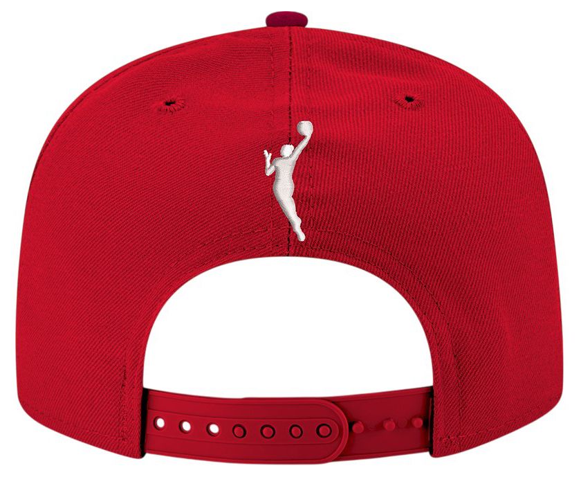 New Era Men's Indiana Fever Red Wordmark Rebel 9Fifty Adjustable Hat product image