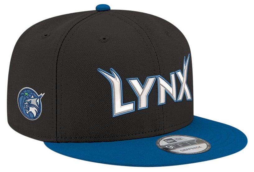 New Era Men's Minnesota Lynx Black Wordmark Rebel 9Fifty Adjustable Hat product image
