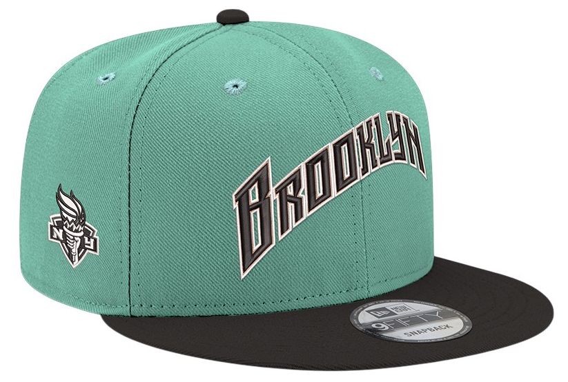 New Era Men's New York Liberty Teal Wordmark Rebel 9Fifty Adjustable Hat product image