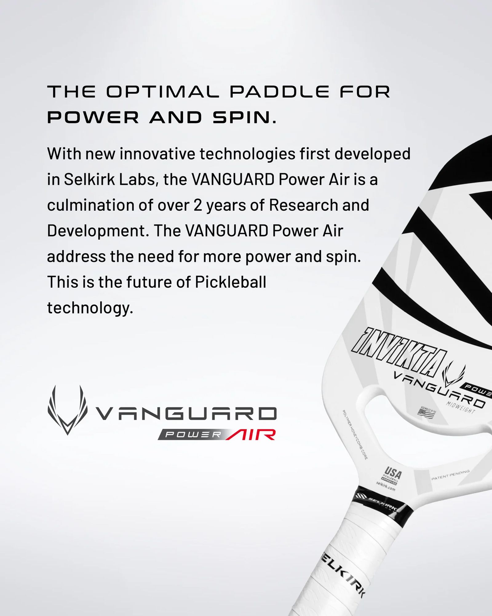Selkirk VANGUARD Power Air - Invikta Pickleball Paddle product image