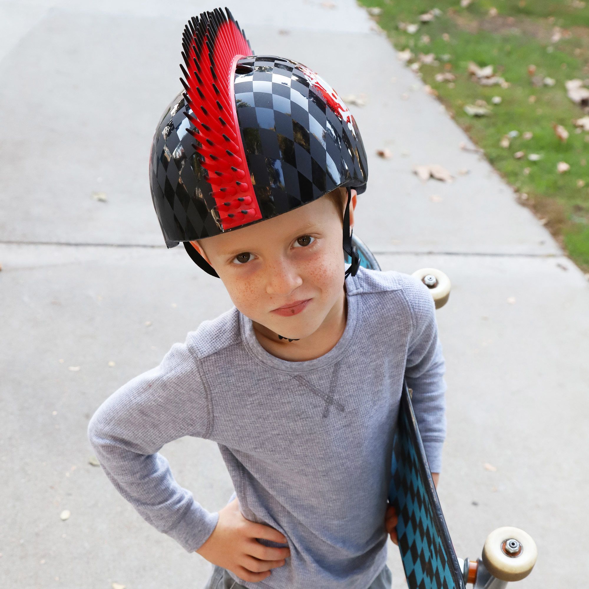 Raskullz Youth Skull Hawk Fit System Bike Helmet product image