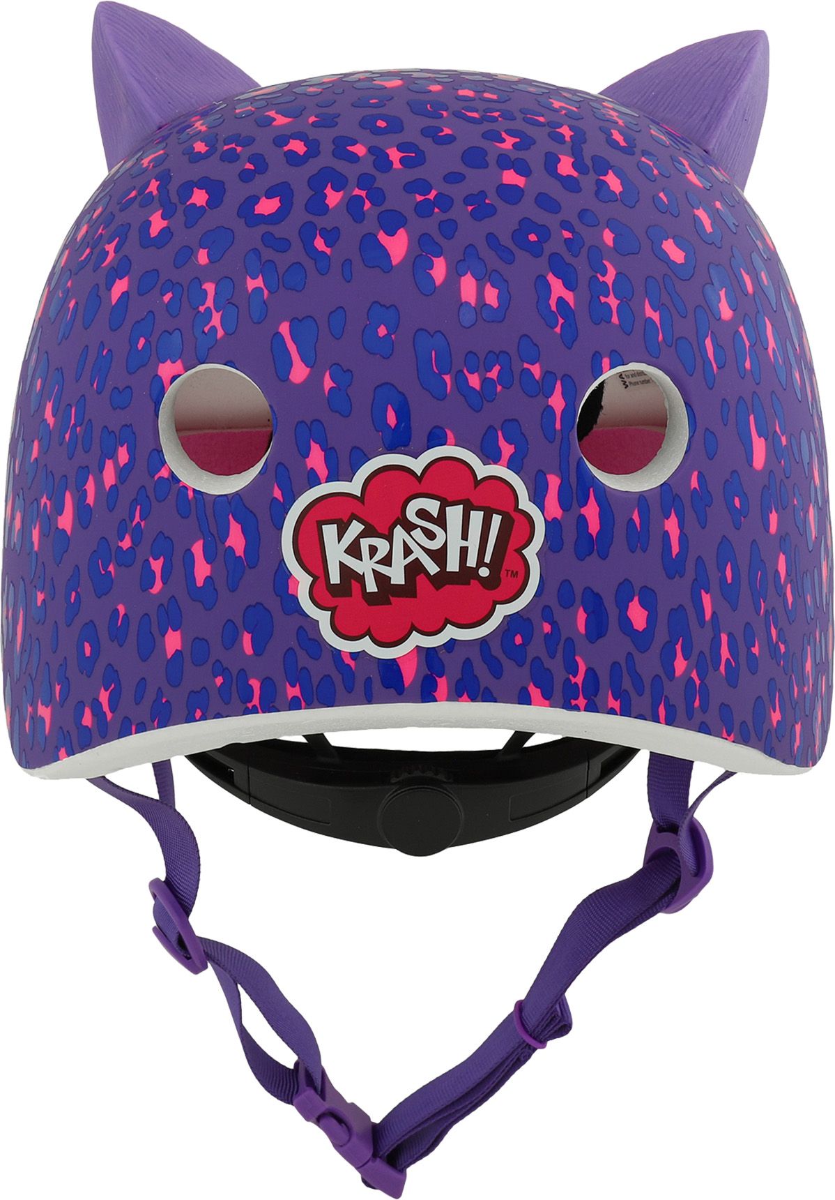 Krash Youth Leopard Kitty Fit System Bike Helmet product image