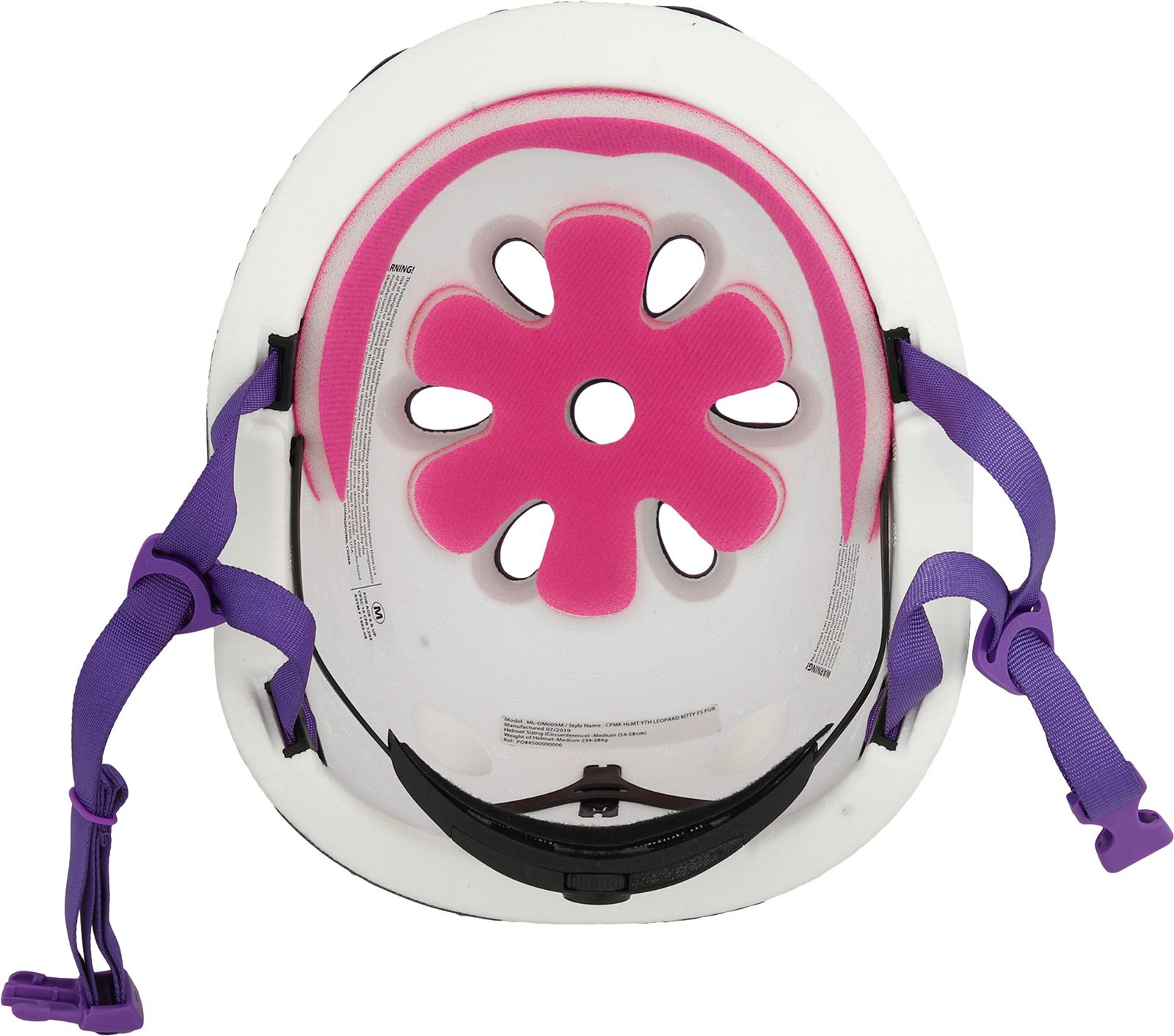 Krash Youth Leopard Kitty Fit System Bike Helmet product image
