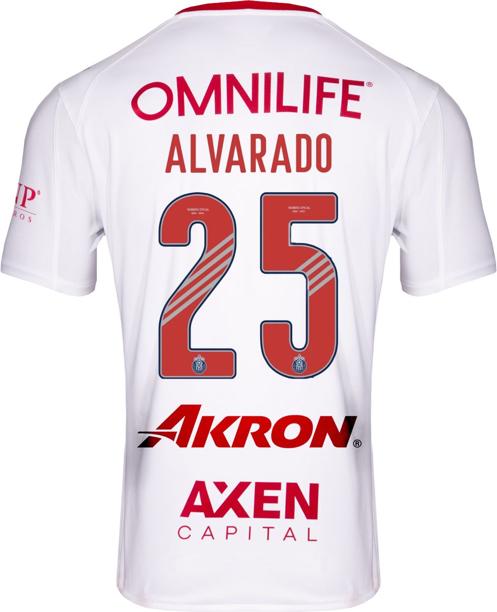 PUMA Adult Chivas Guadalajara Roberto Alvarado #25 2025 Away Replica Jersey product image