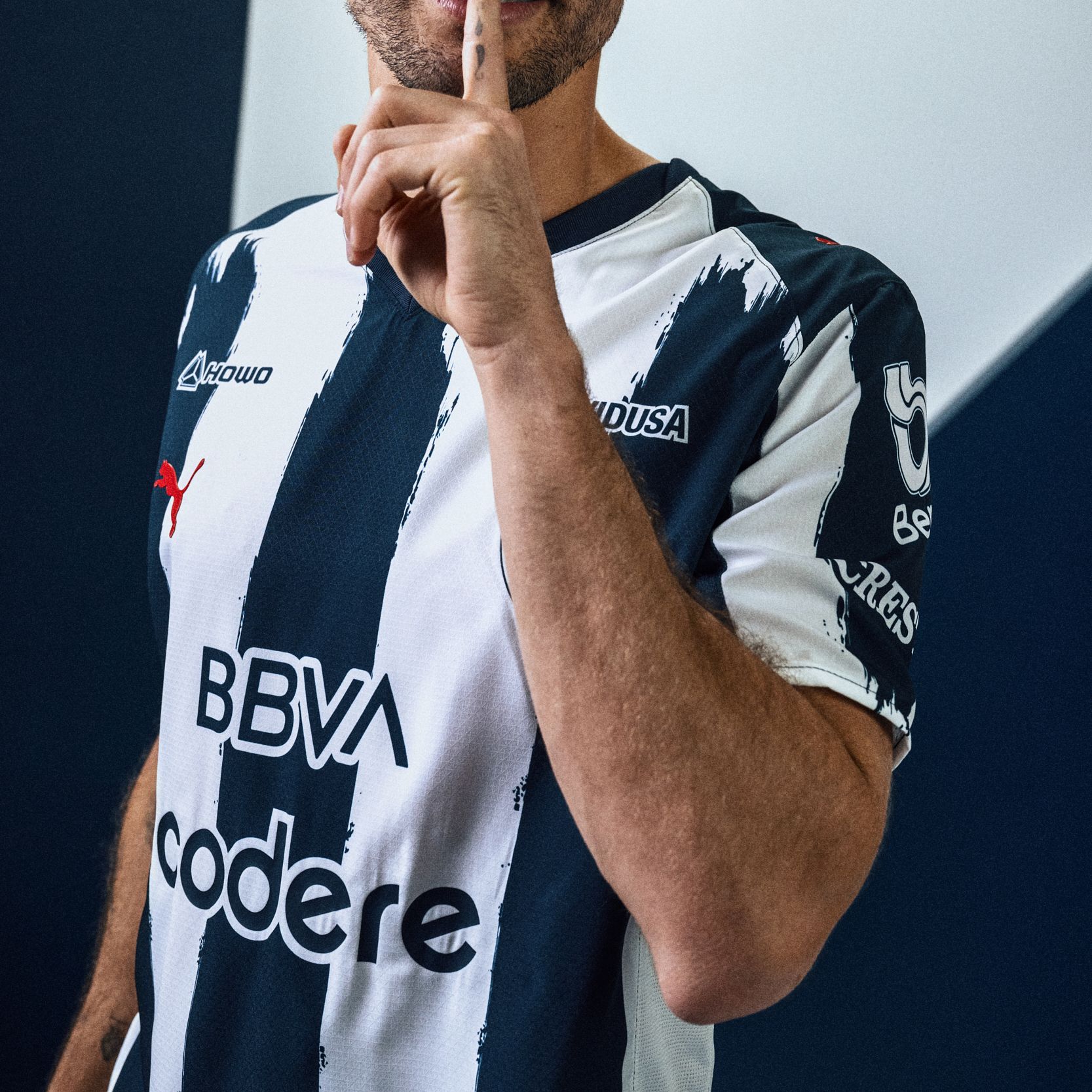 PUMA Adult CF Monterrey 2025-26 Navy Home Replica Jersey product image