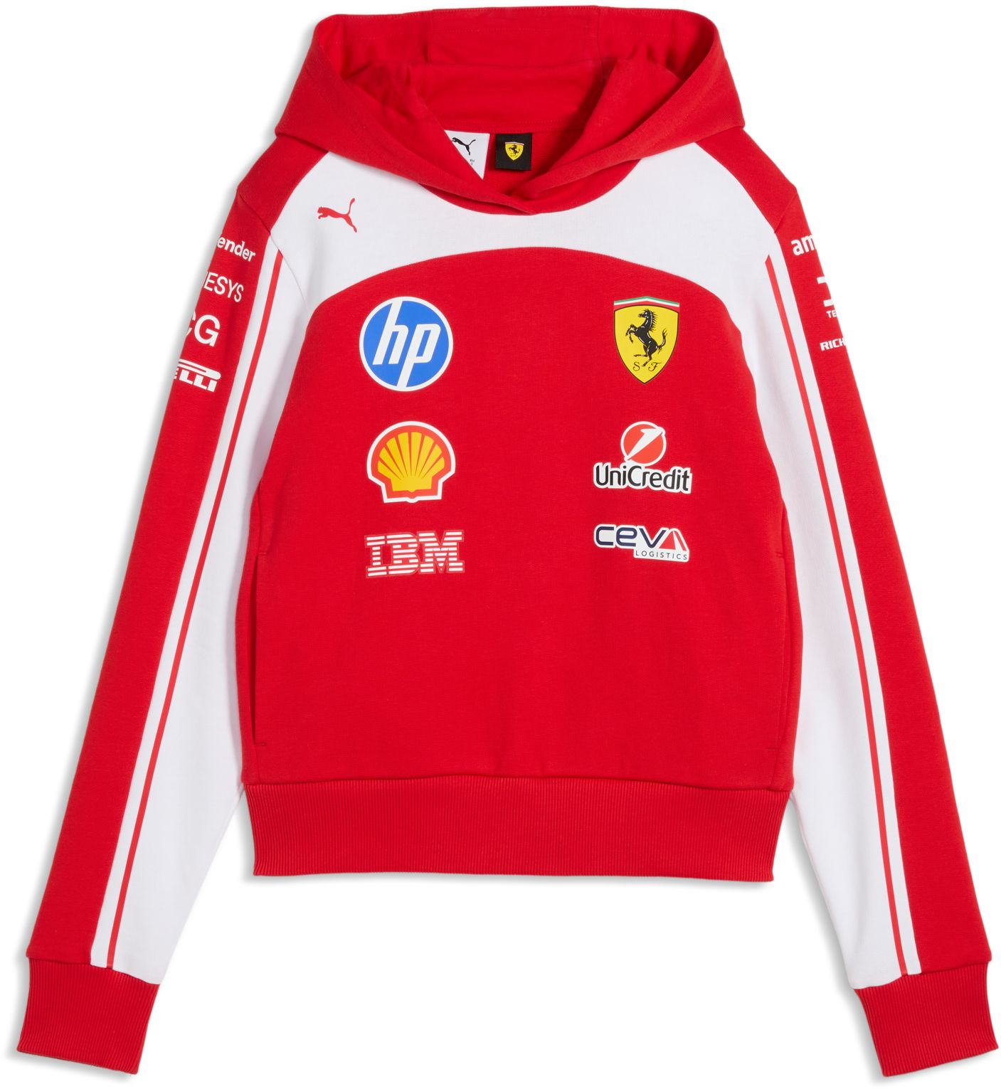 PUMA Women's F1 Ferrari Red Pullover Hoodie product image