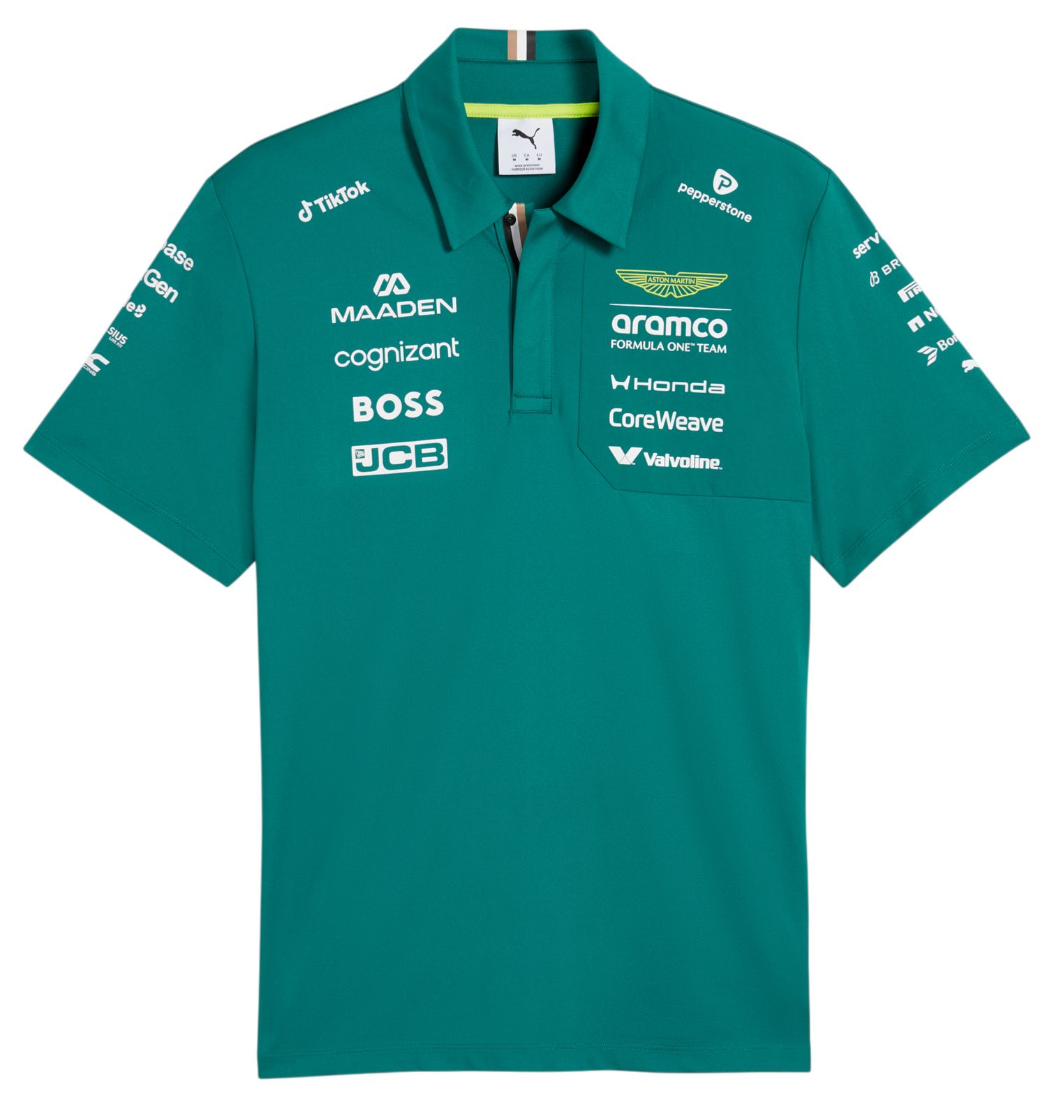 PUMA Men's F1 Ashton Martin Green Replica Polo product image