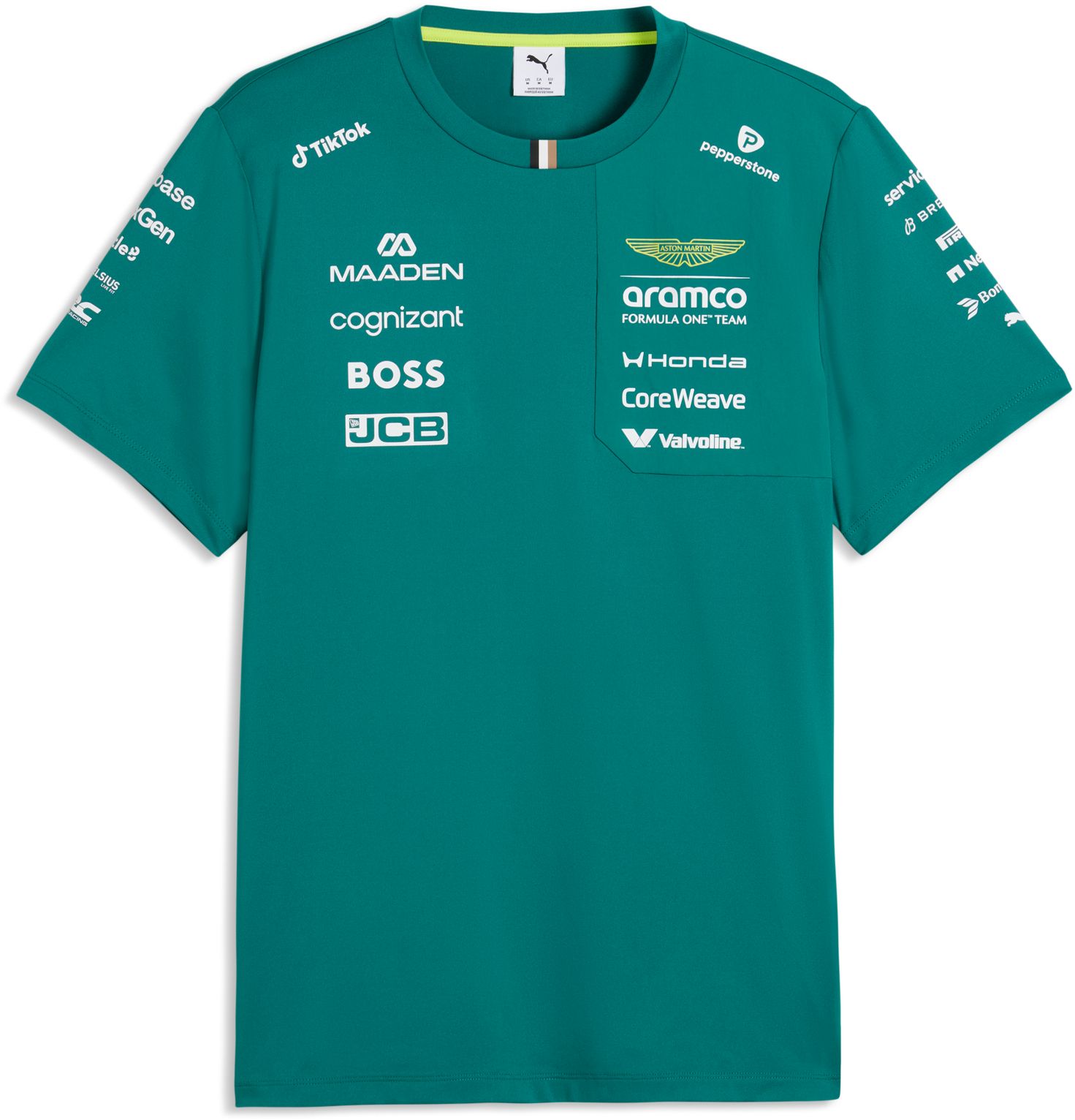 PUMA Adult F1 Aston Martin Green Team T-Shirt product image