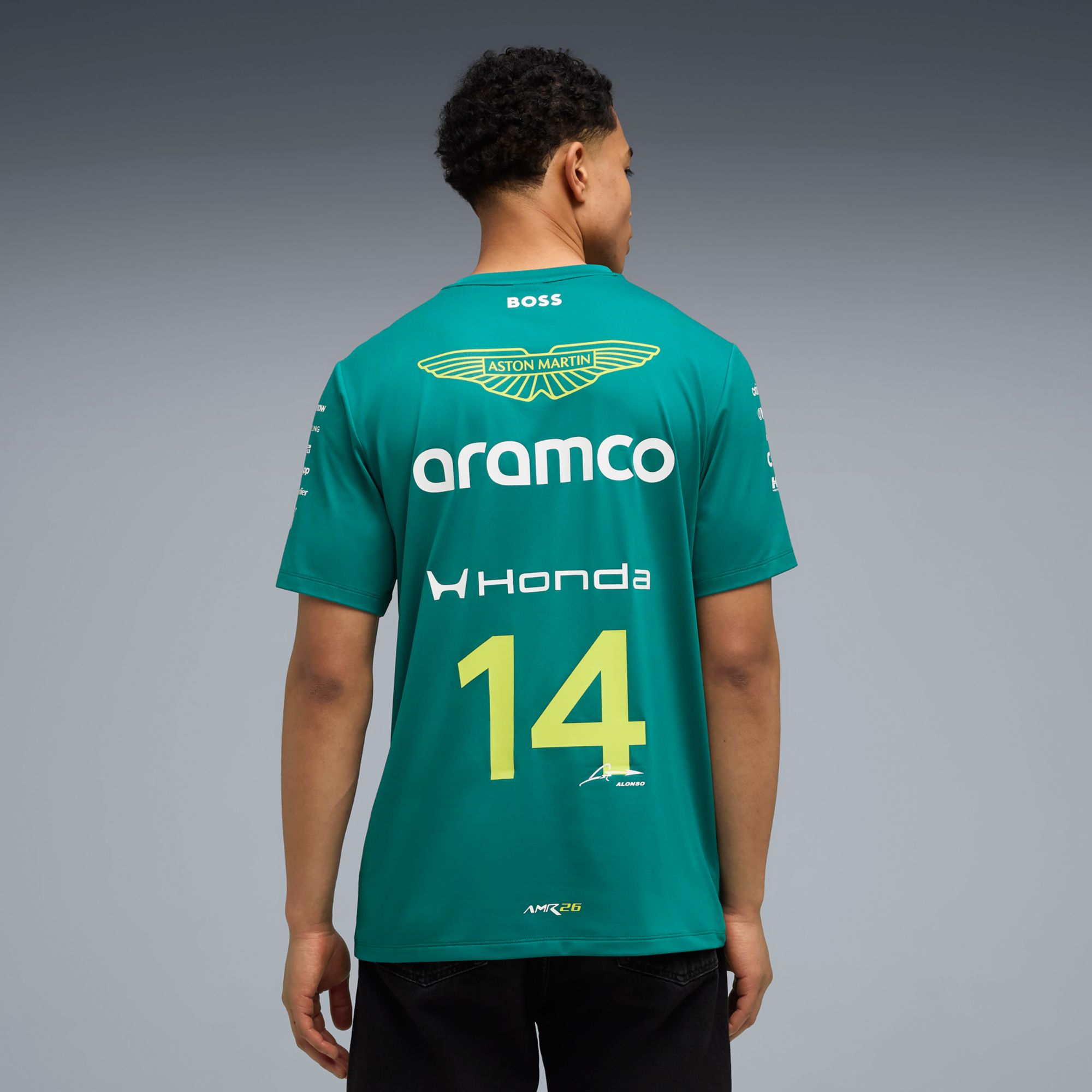 PUMA Men's F1 Ashton Martin Green Team T-Shirt product image