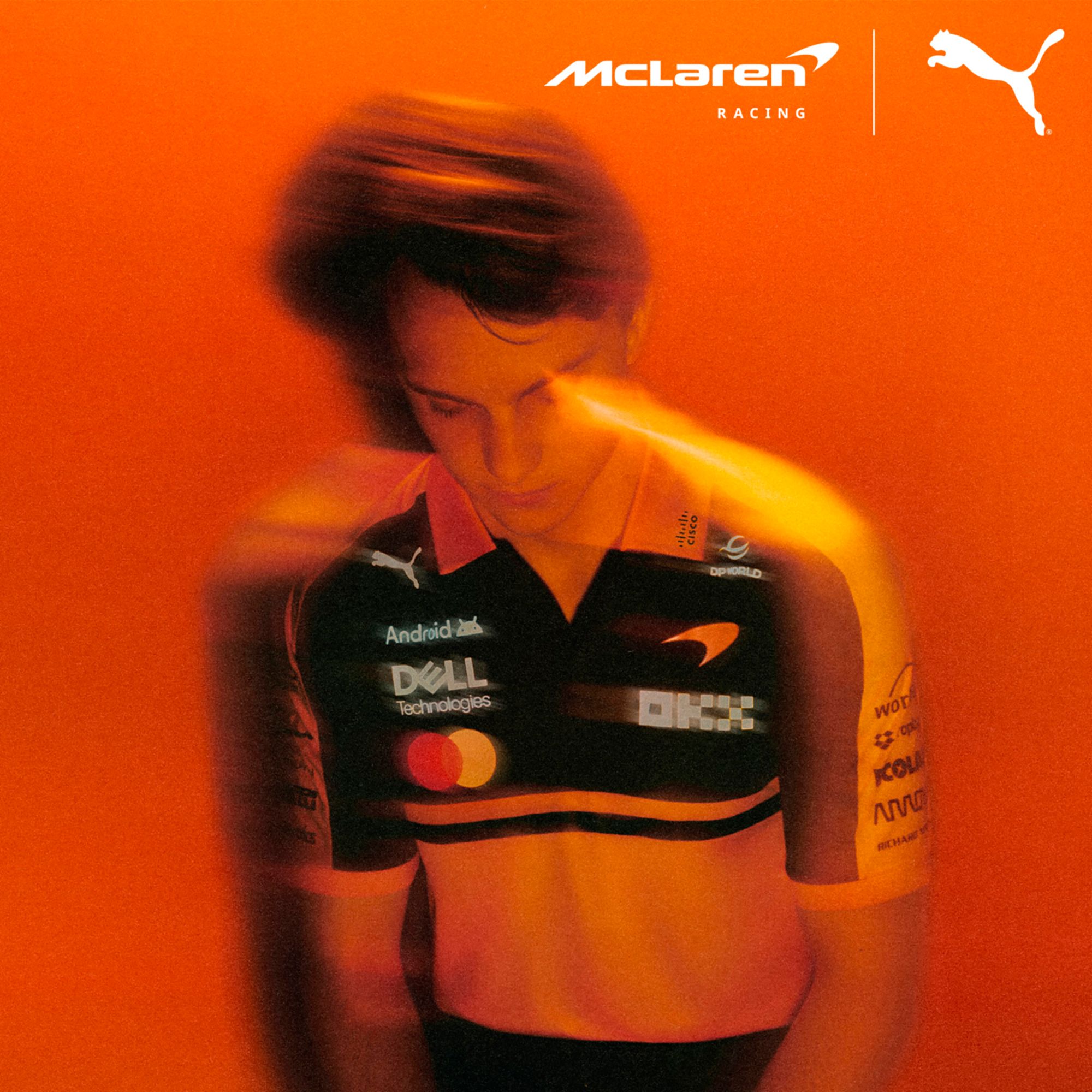 PUMA Men's F1 McLaren Orange Replica Polo product image