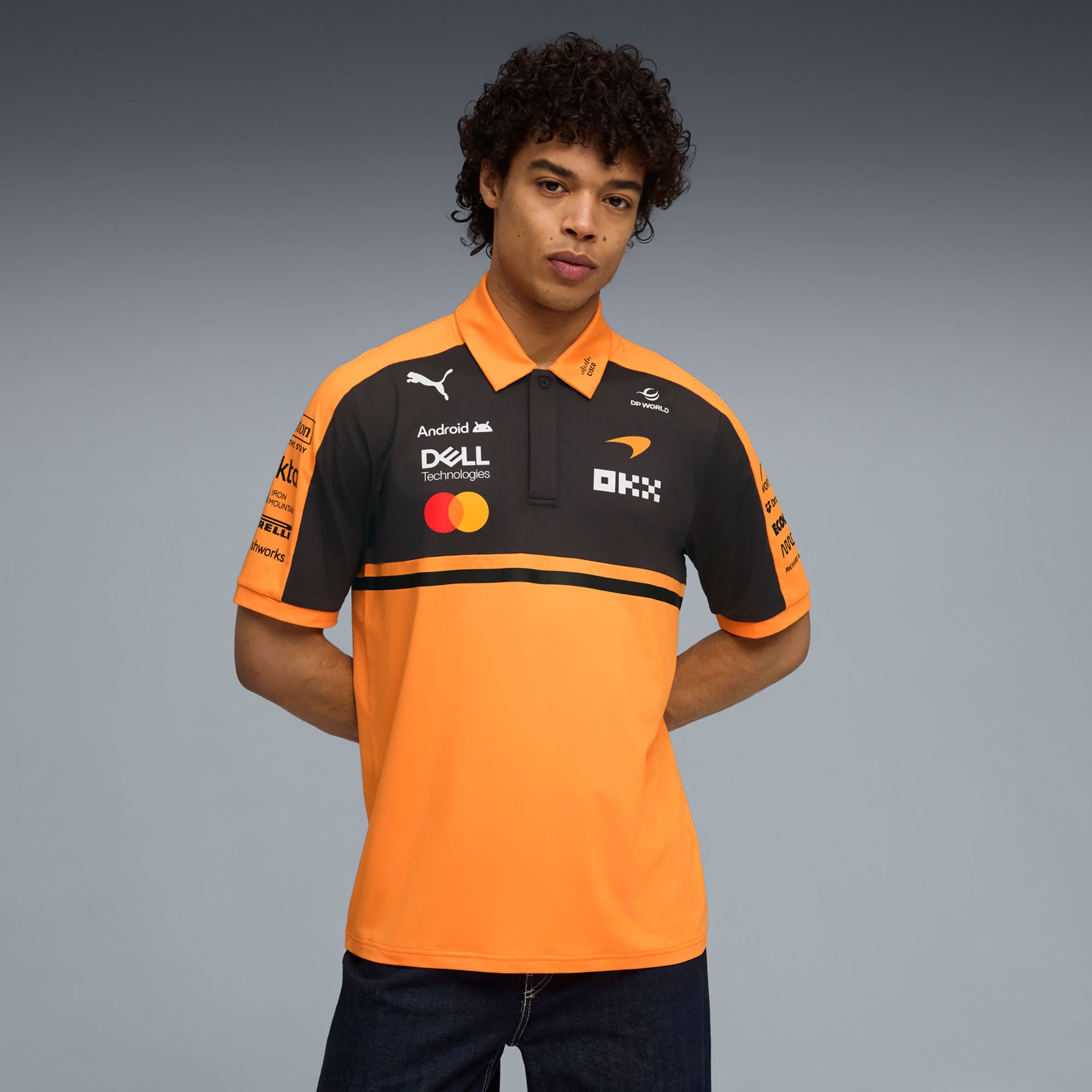 PUMA Men's F1 McLaren Orange Replica Polo product image